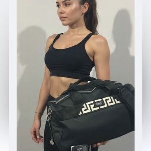 Versace Black and White Men's Bag